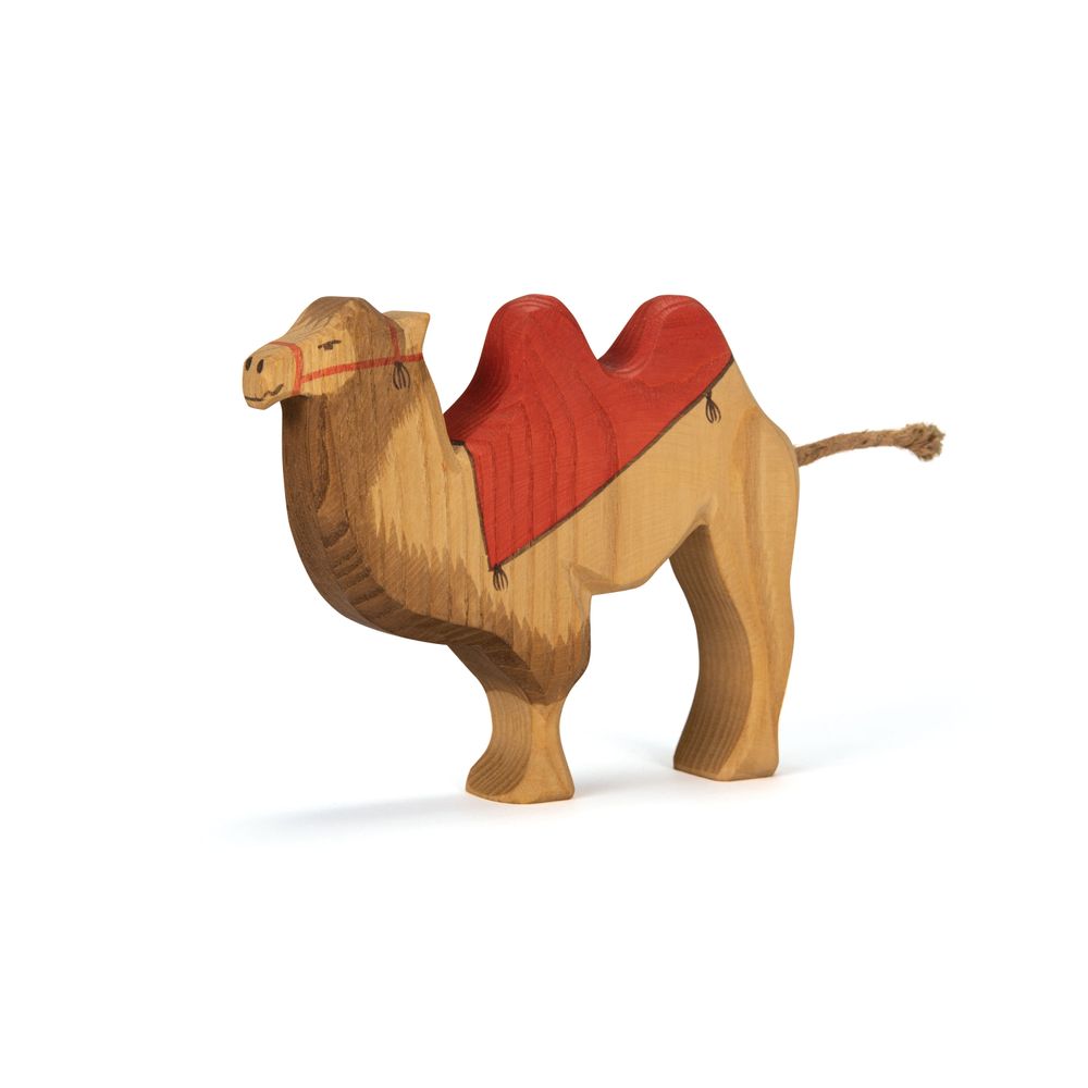 Ostheimer - Camel With Saddle Wooden Toy - 13 cm