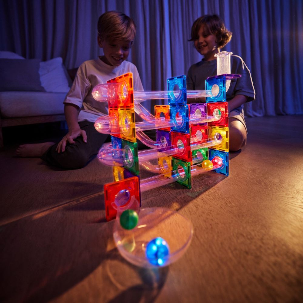 Cleverclixx - Ball Run Dazzling Lights Pack Intense - 100 Pc Set