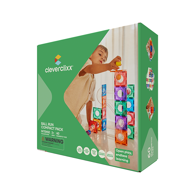 Cleverclixx - Ball Run Compact Pack Intense - 60 Pc Set