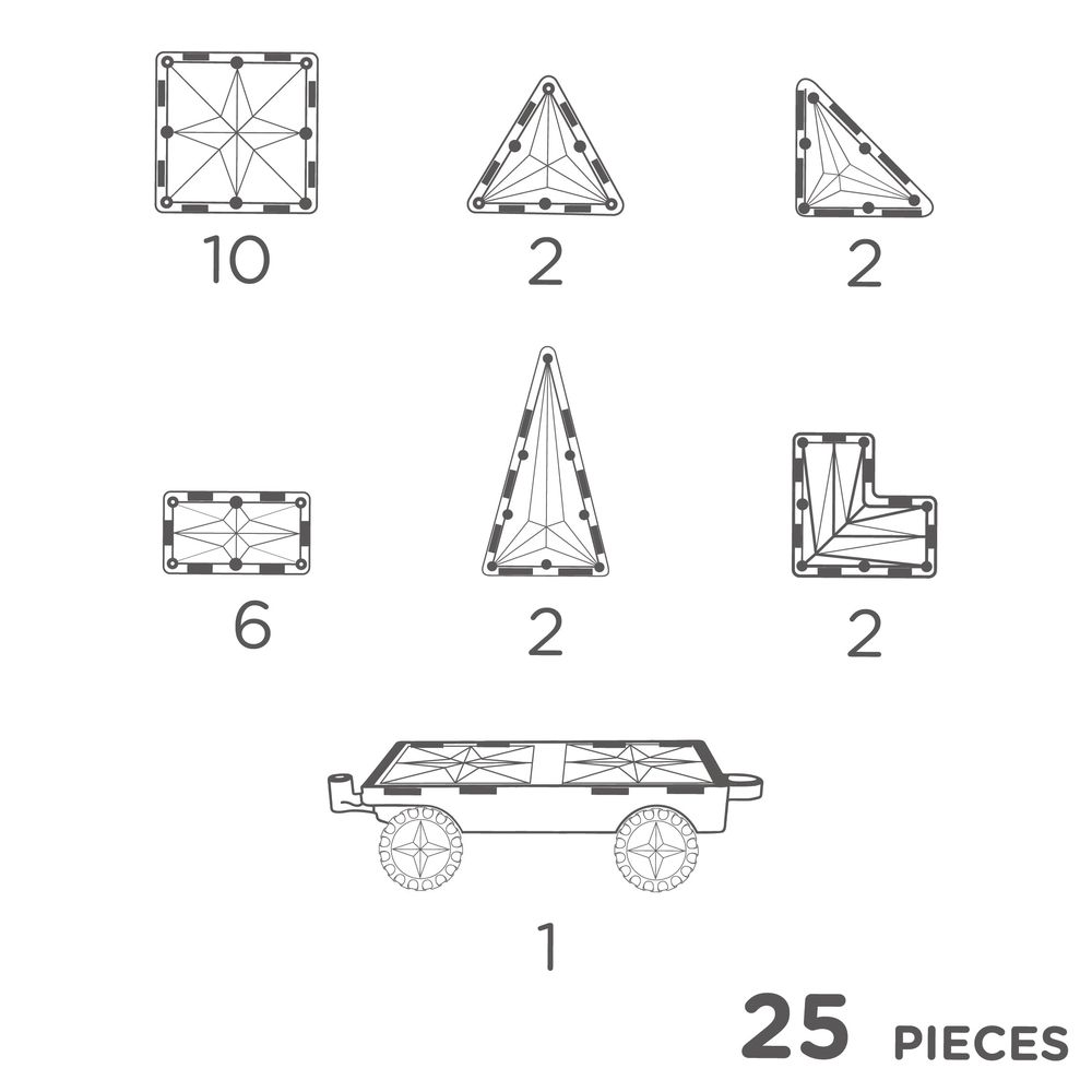 Cleverclixx - Wheels Pack Intense - 25 Pc Set