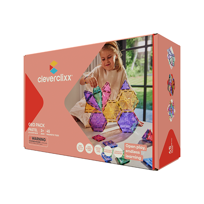 Cleverclixx - Geo Pack Pastel - 45 Pc Set
