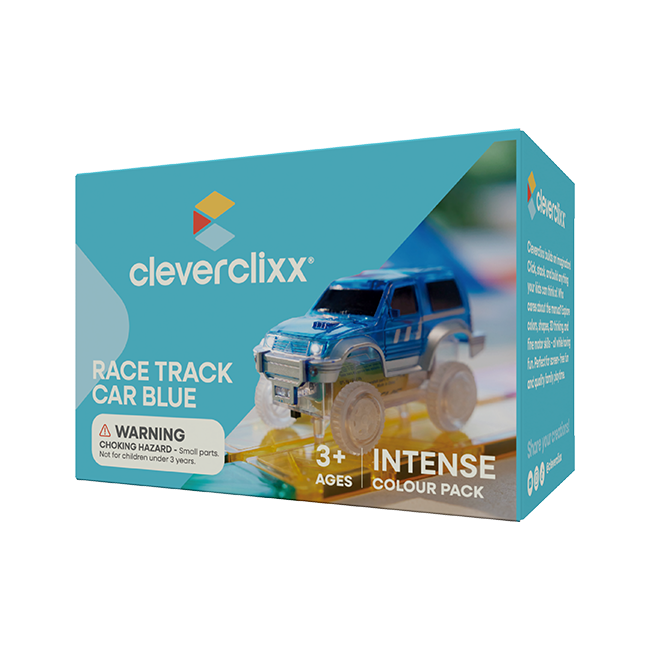 Cleverclixx - Race Track Only Car - Blue