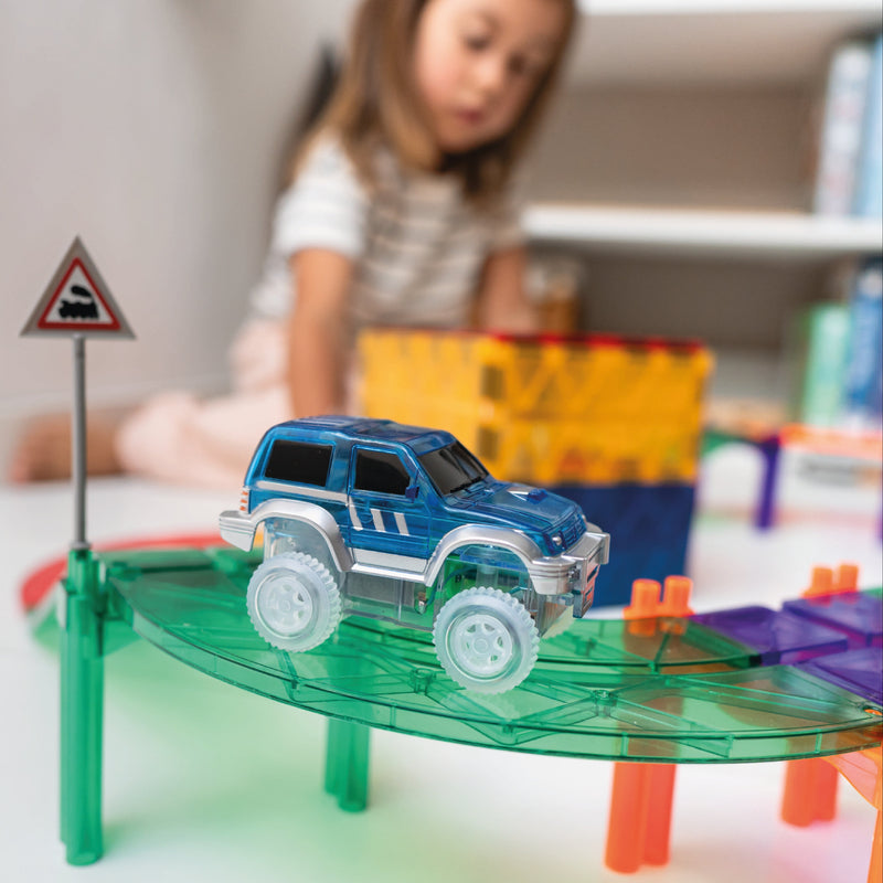 Cleverclixx - Race Track Only Car - Blue
