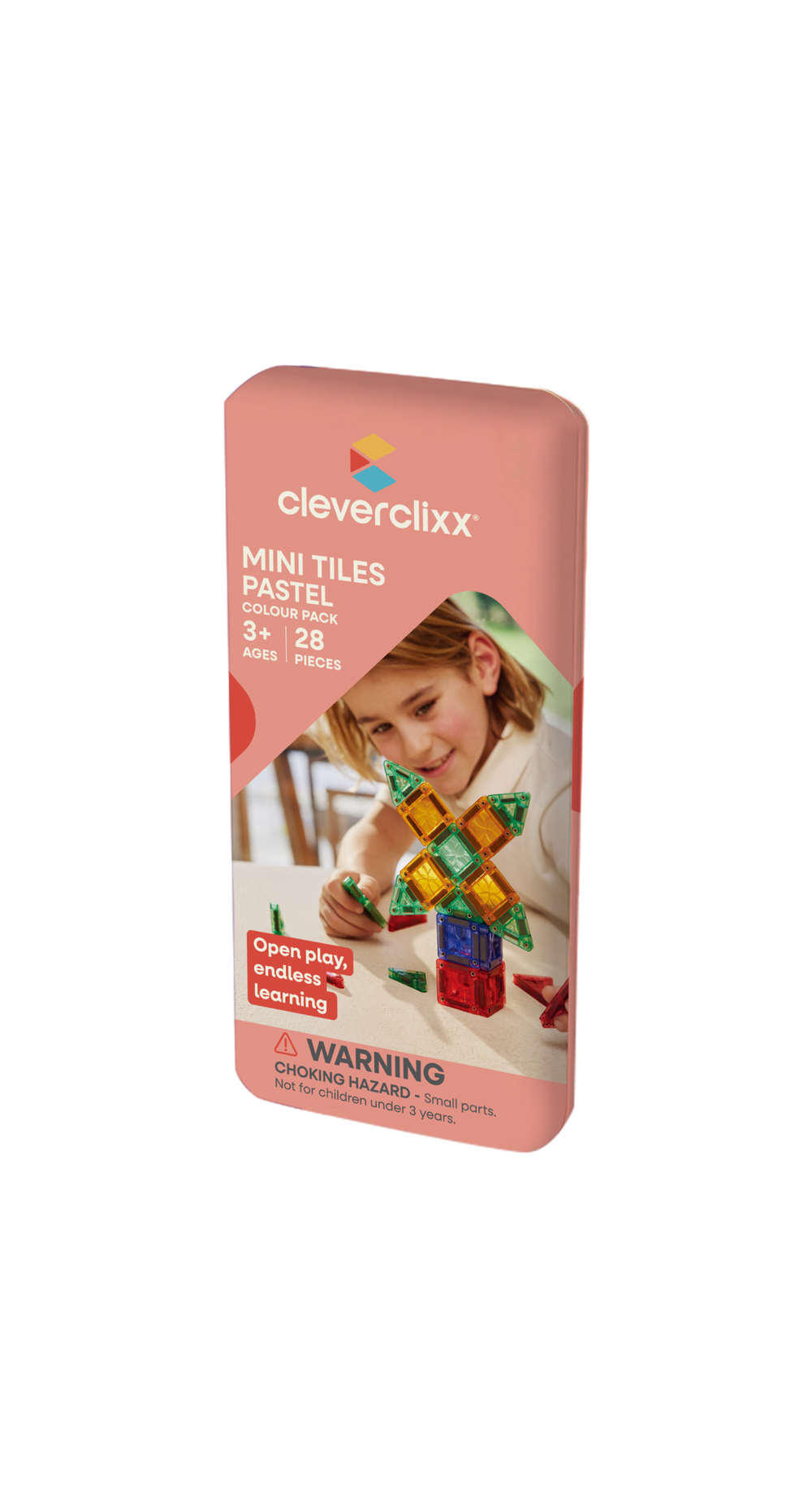 Cleverclixx - Mini Tiles Pastel Pack - 28 Pc Set