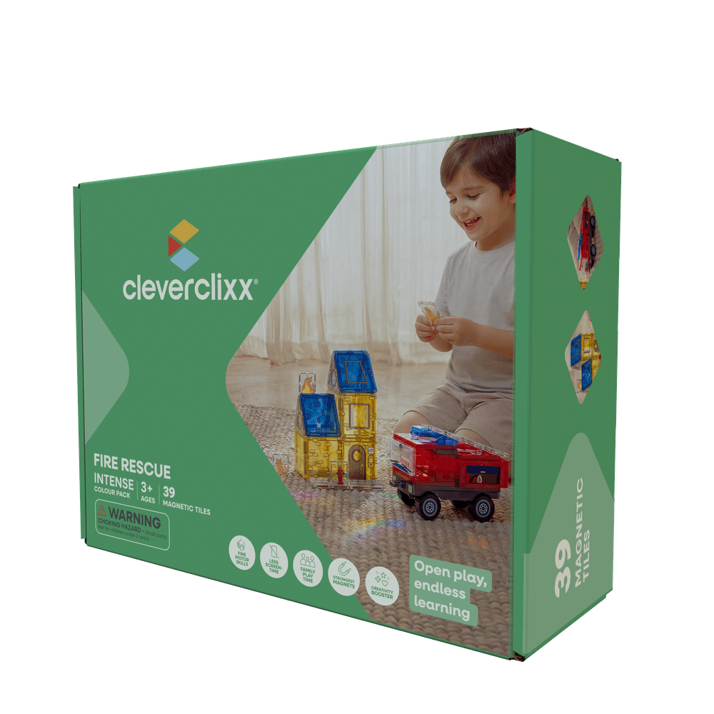 Cleverclixx - Fire Rescue Pack Intense - 39 Pc Set