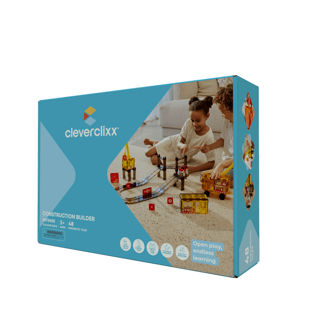 Cleverclixx - Construction Builder Pack Intense - 48 Pc Set