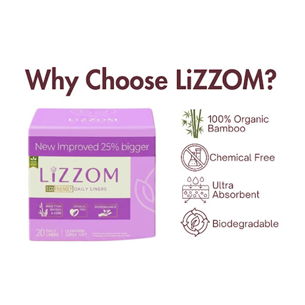 Lizzom - Ultrathin Super Soft Daily Liners - XL - 20 Pcs