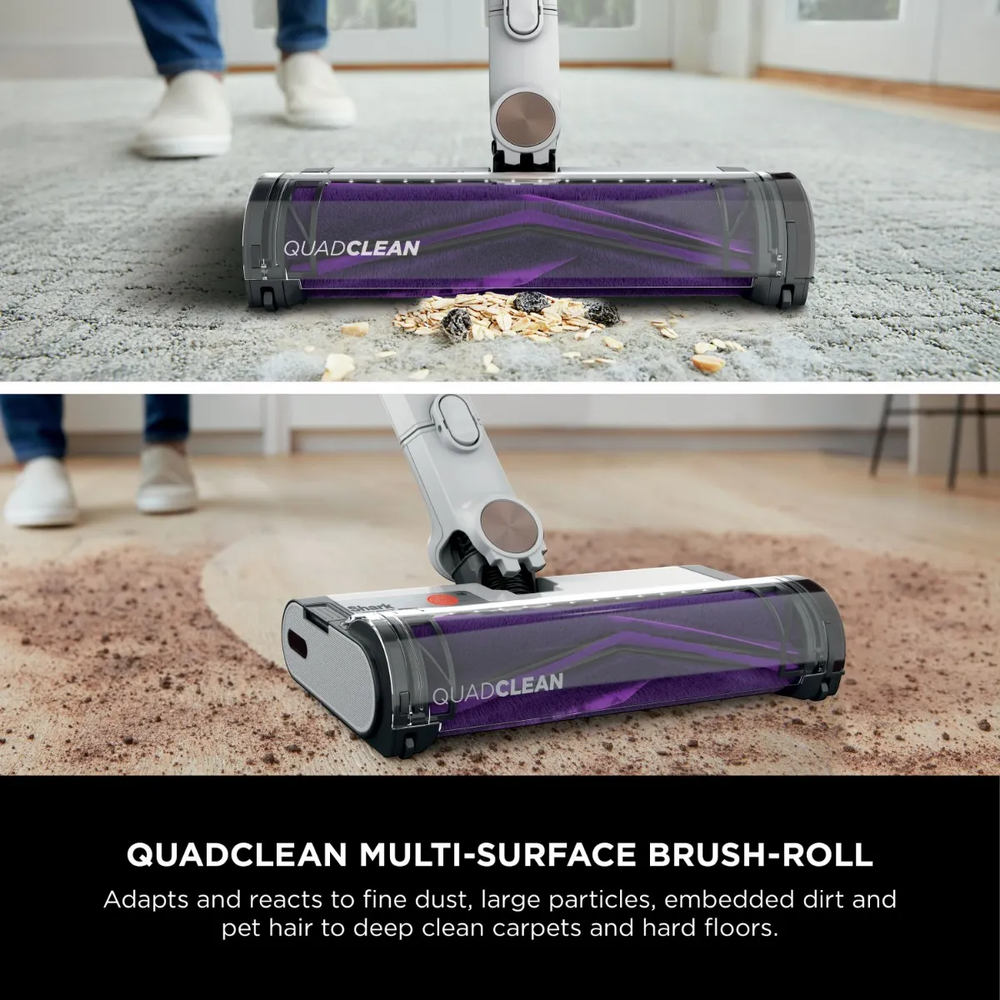 Shark Detect Clean And Empty Cordless Pet Vacuum Cleaner - White