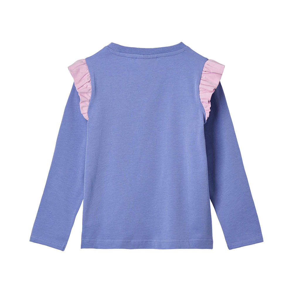 Smafolk Unicorn Print Long Sleeve T-Shirt - Purple