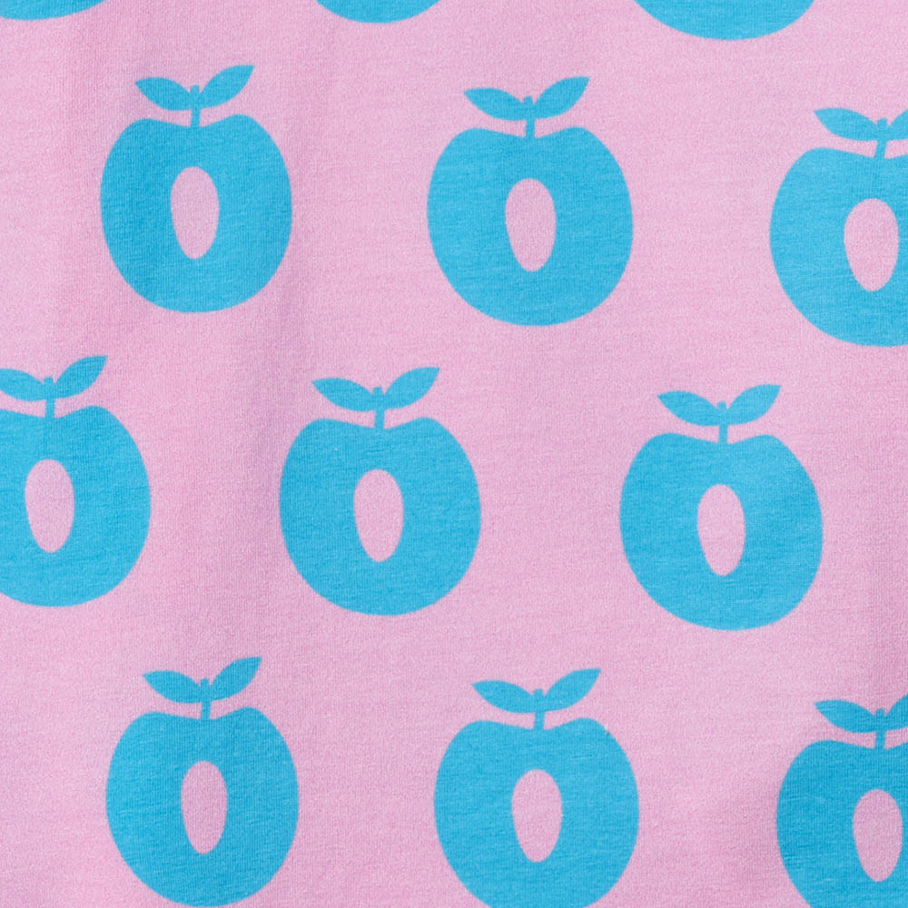 Smafolk Apples Print Long Sleeve Bodysuit - Pink