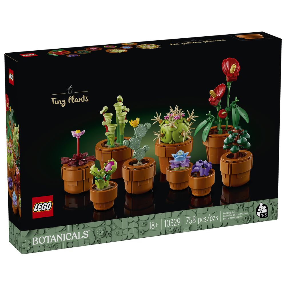 Lego - Botanicals Tiny Plants Building Set - 758 Pc Set