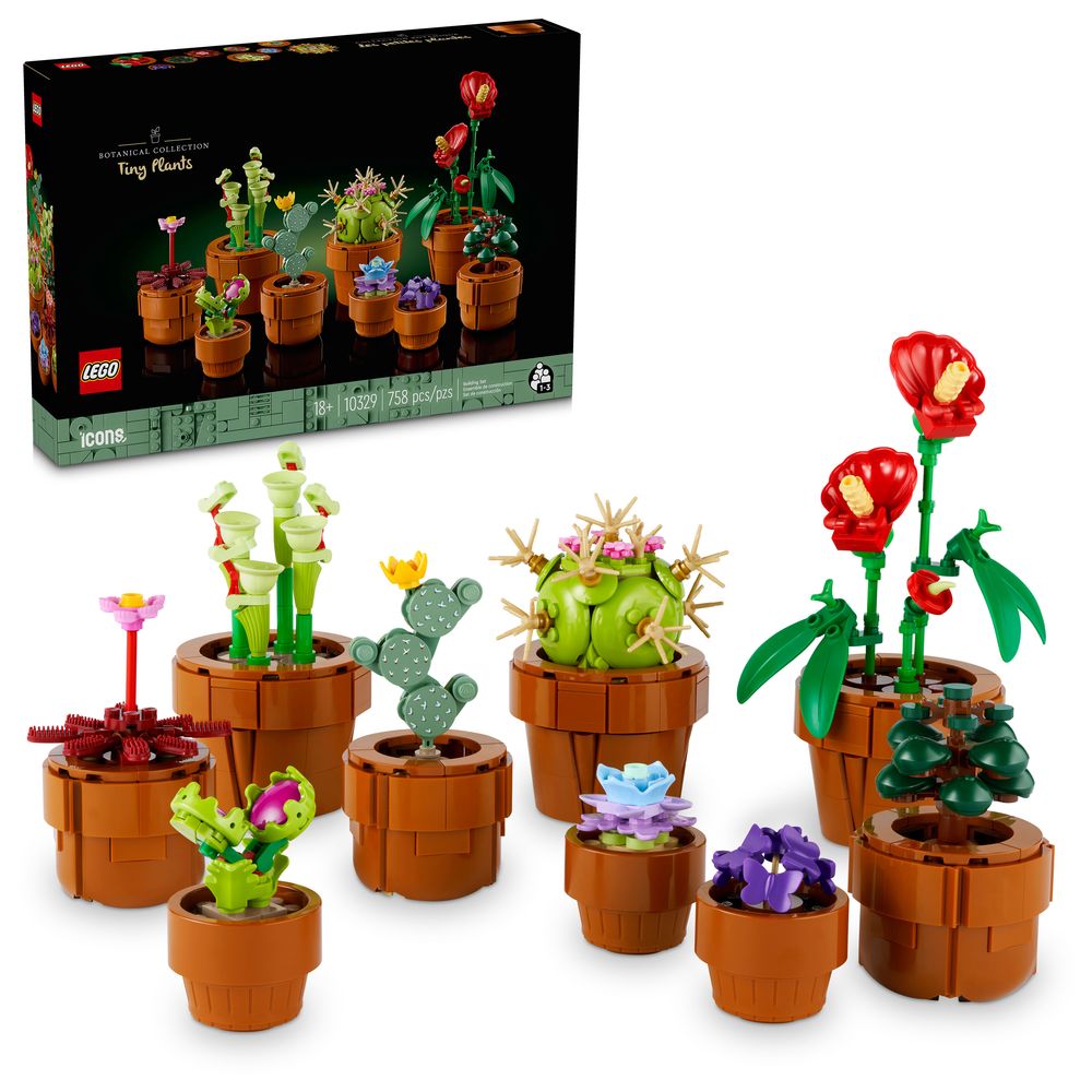 Lego - Botanicals Tiny Plants Building Set - 758 Pc Set