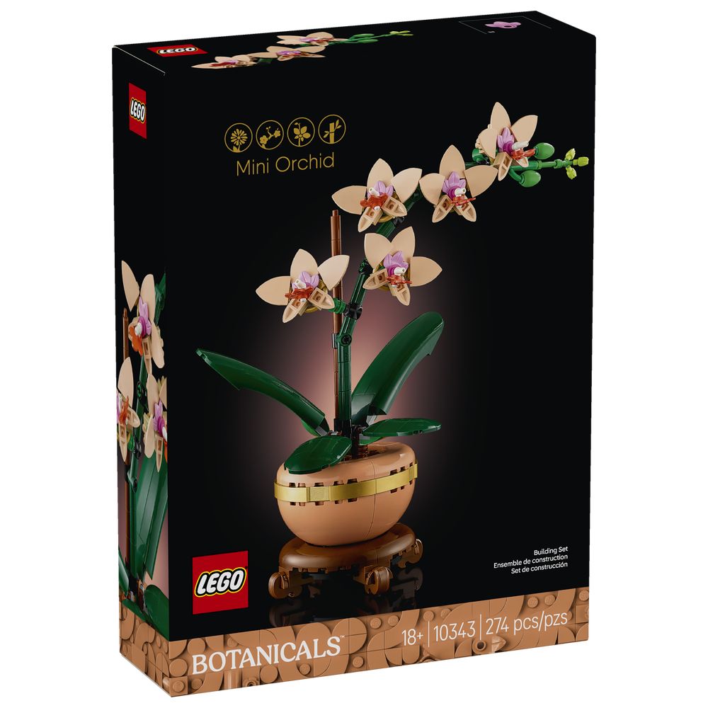 Lego - Botanicals Mini Orchid Building Set- 274 Pc Set