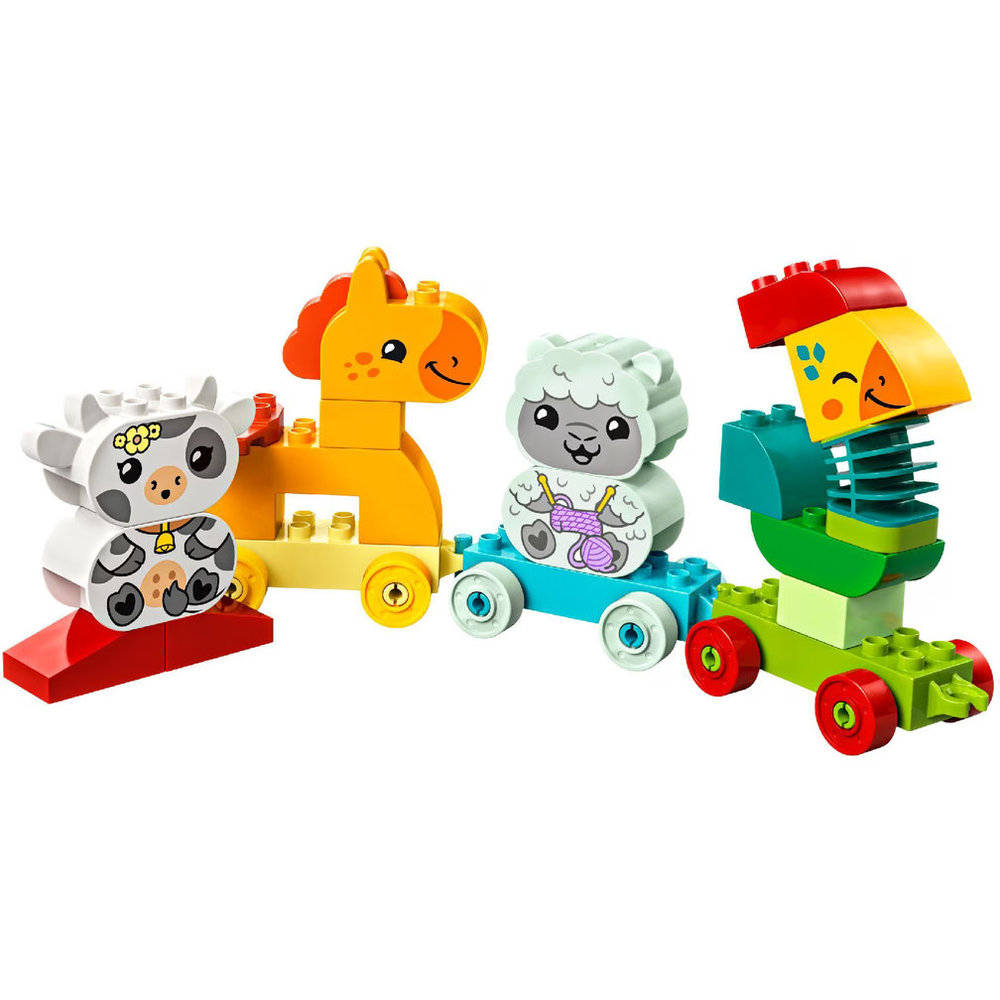 Lego Animal Train Building Set - 19 Pcs