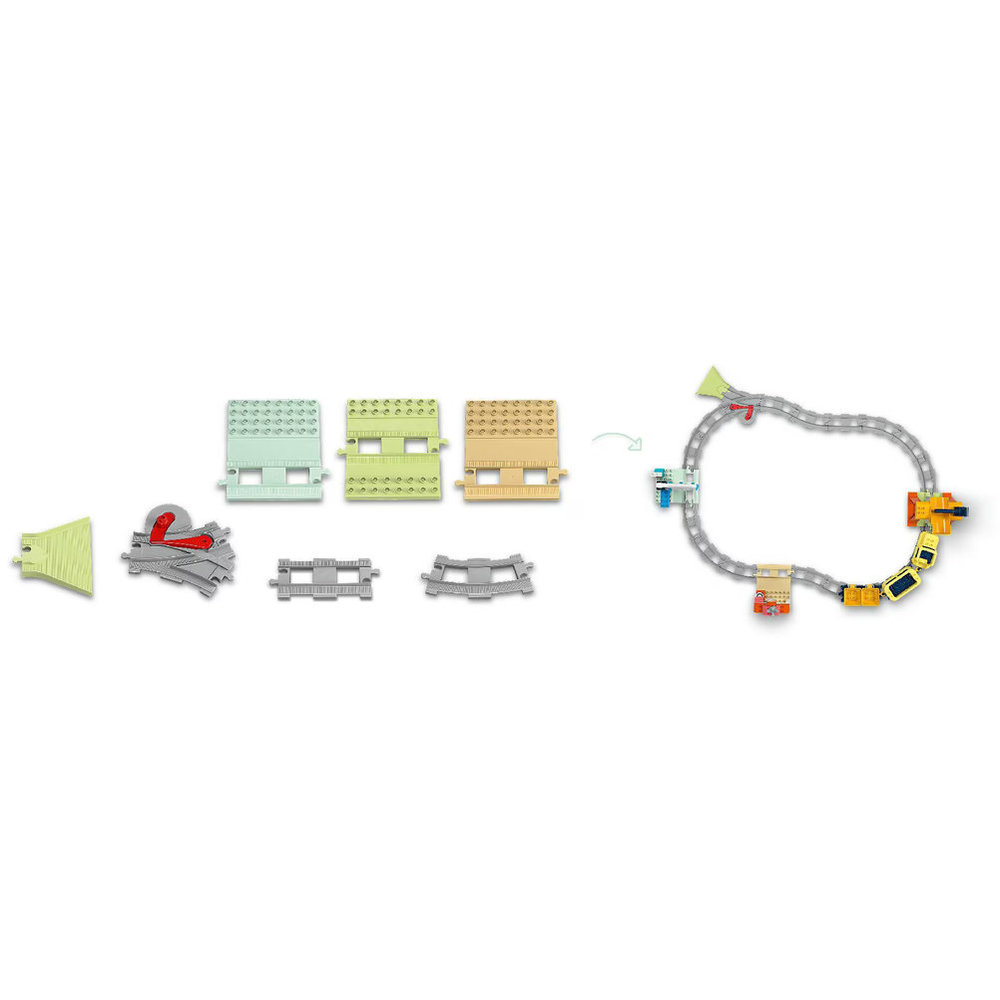 LEGO DUPLO - Big Interactive Community Train Building Set - 103 Pcs