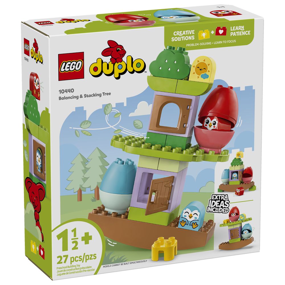Lego - Duplo Balancing And Stacking Tree Building Set - 27 Pc Set