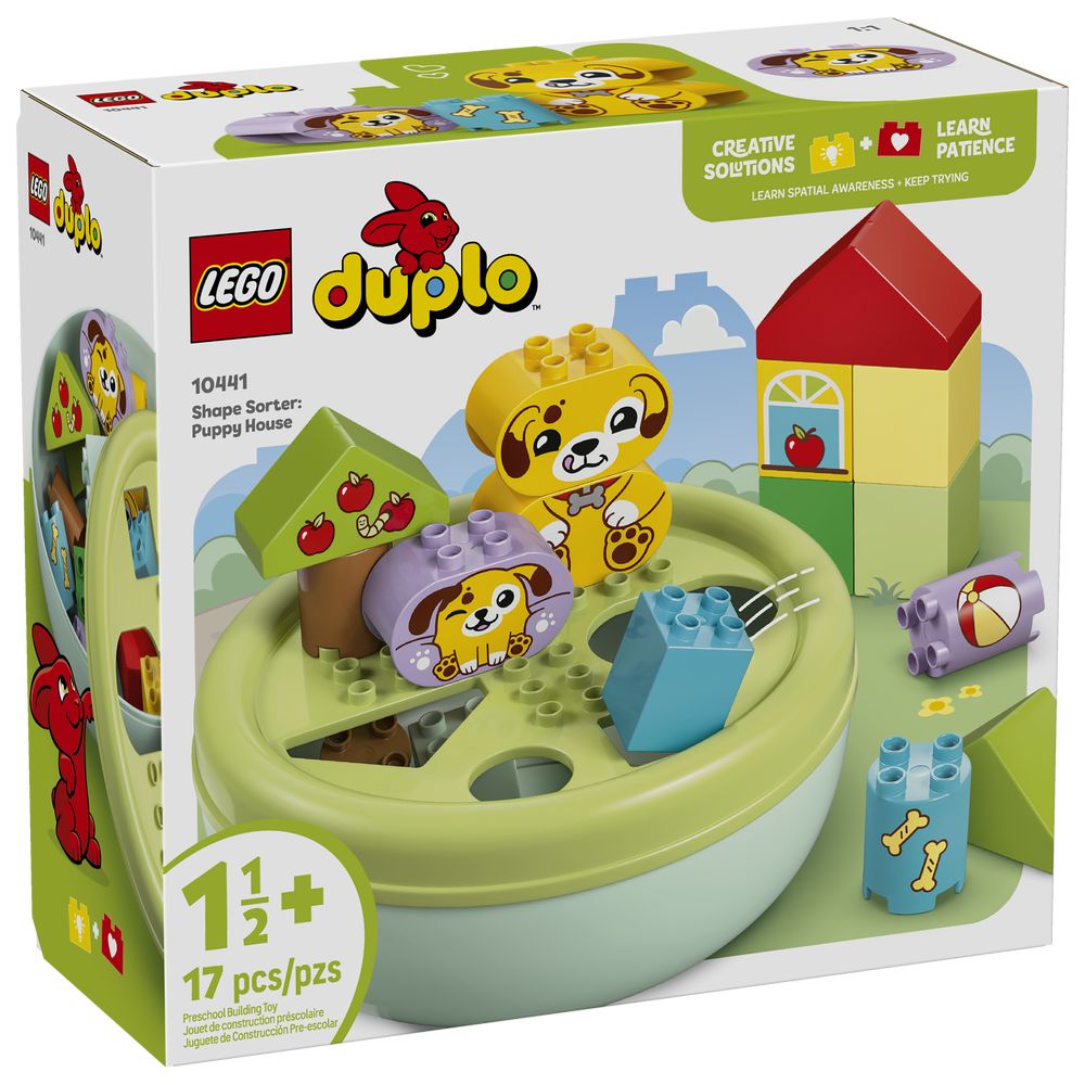 Lego - Duplo Shape Sorter Puppy House Building Set - 17 Pc Set