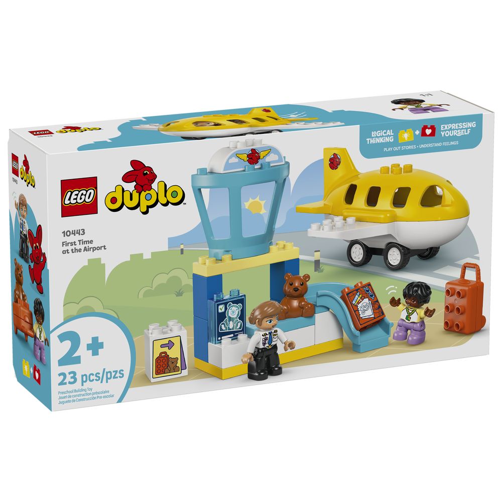 Lego - Duplo First Time at the Airport Building Set - 23 Pc Set