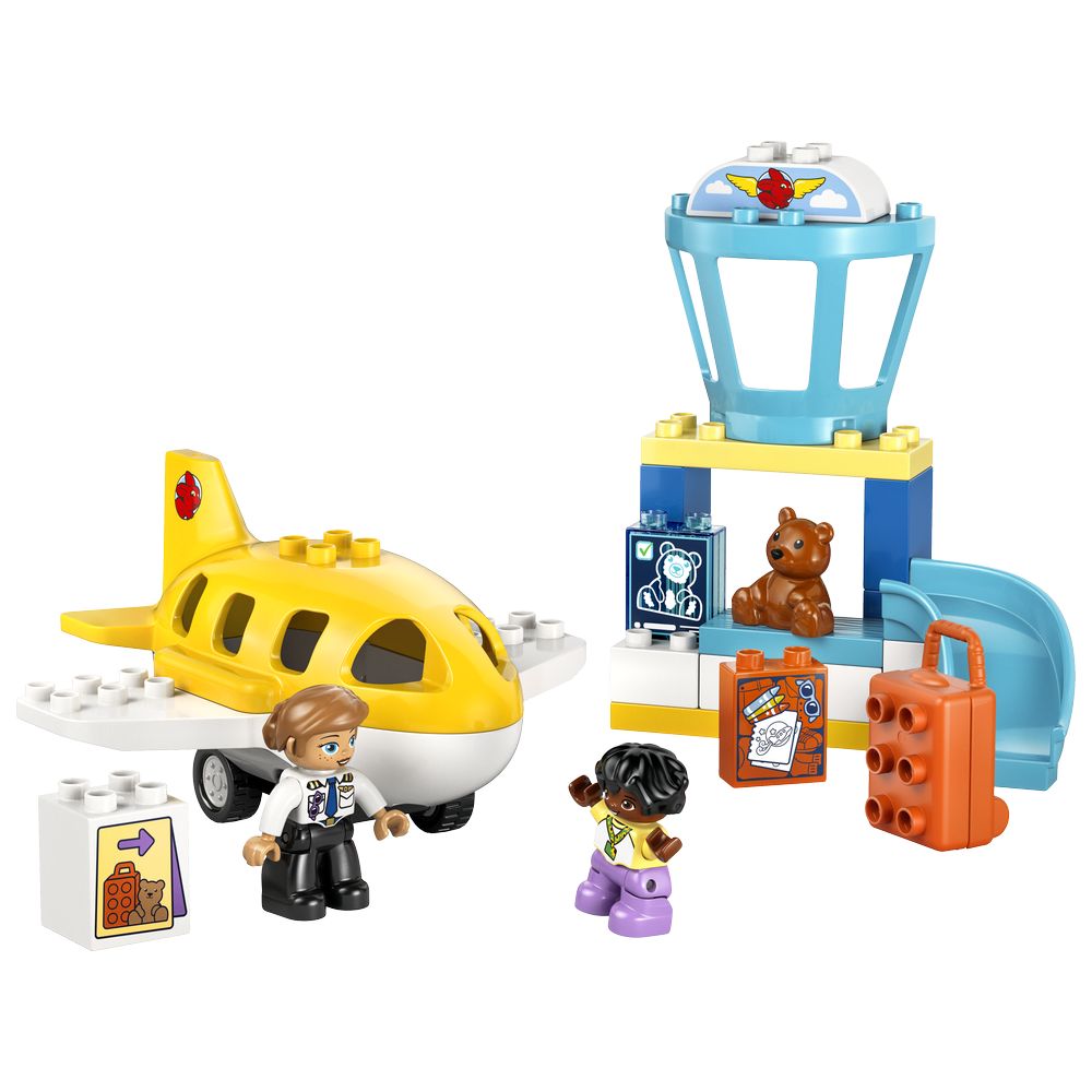 Lego - Duplo First Time at the Airport Building Set - 23 Pc Set