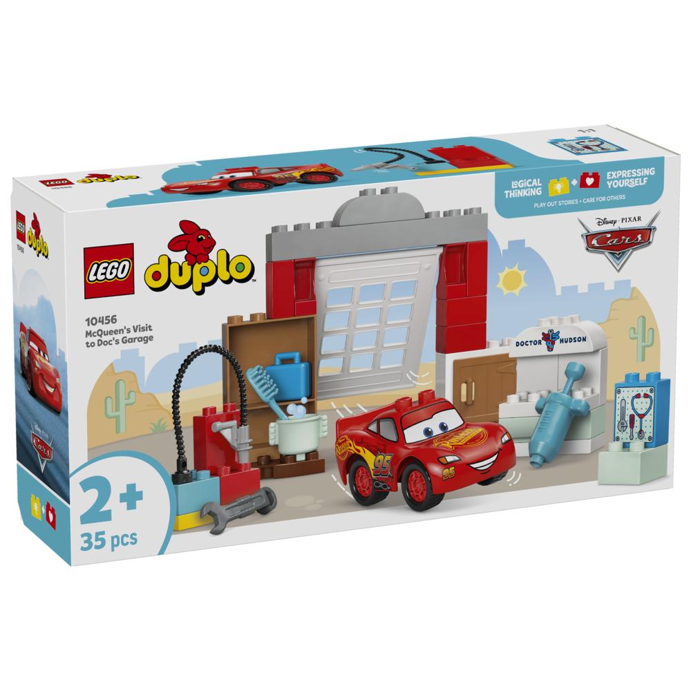 LEGO - Duplo McQueen's Visit To Doc's Garage Building Set - 35 Pc Set