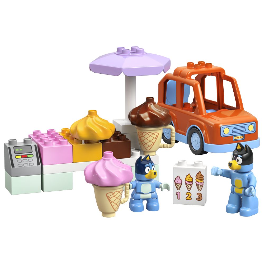 Lego - Duplo Ice Cream Trip with Bluey Building Set - 22 Pc Set
