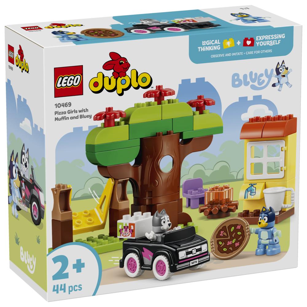 LEGO - Duplo Pizza Girls With Muffin And Bluey Building Set - 44 Pc Set