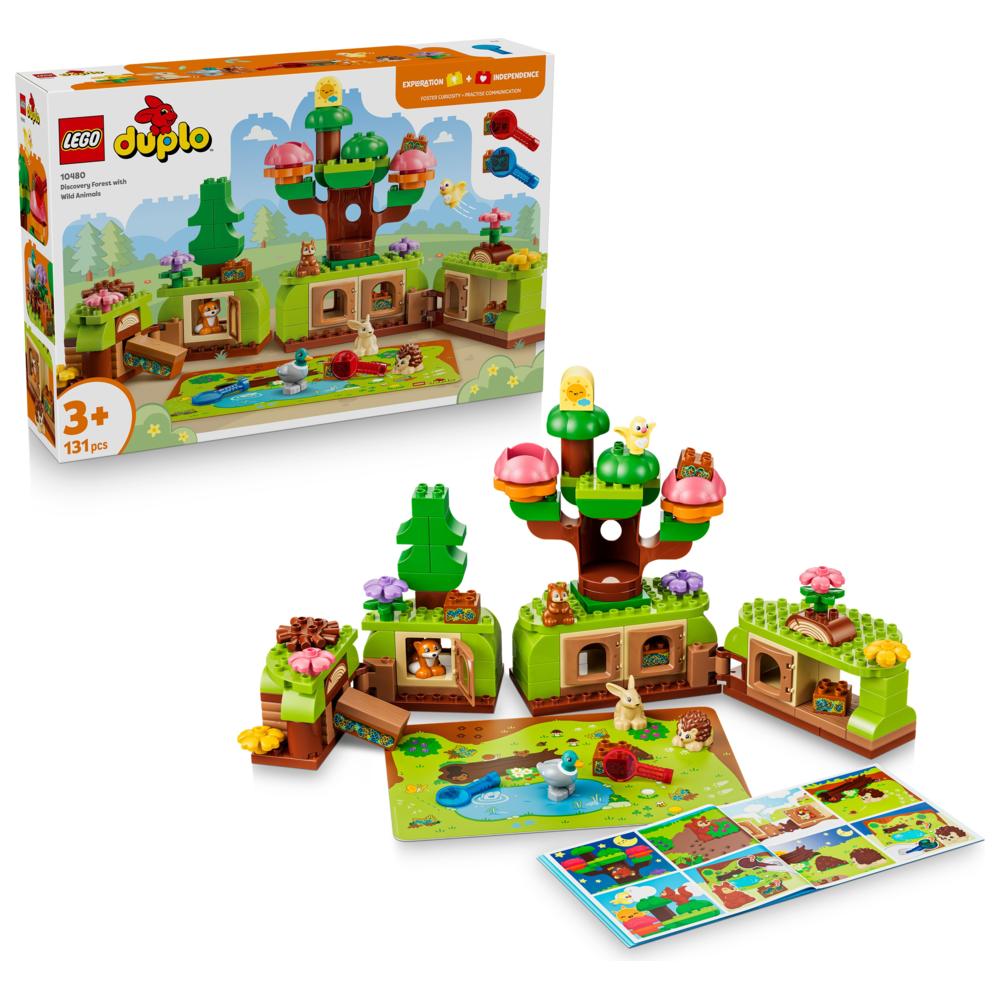 LEGO - Duplo Discovery Forest With Wild Animals Building Set - 131 Pc Set