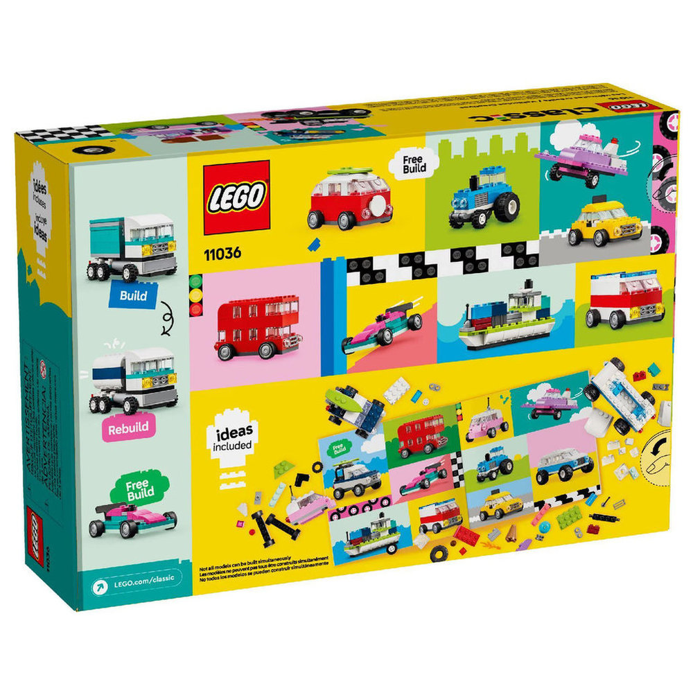 LEGO Classic - Creative Vehicles Building Set - 900 Pcs