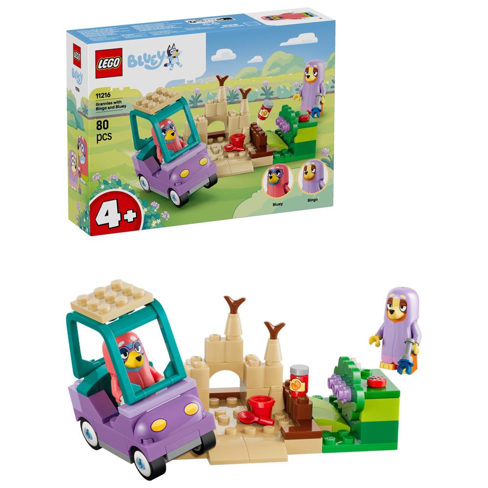 LEGO - Bluey Grannies With Bingo And Bluey Building Set - 80 Pc Set