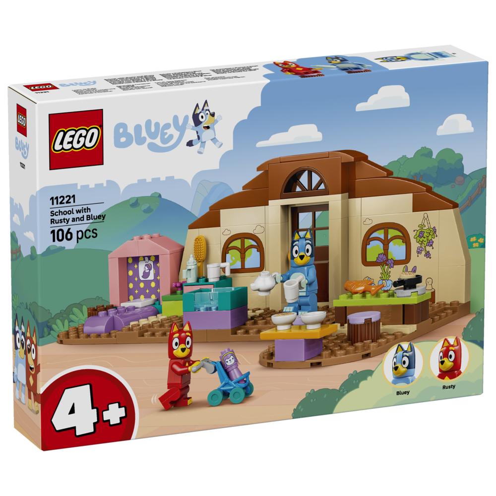 LEGO - Bluey School With Rusty And Bluey Building Set - 106 Pc Set
