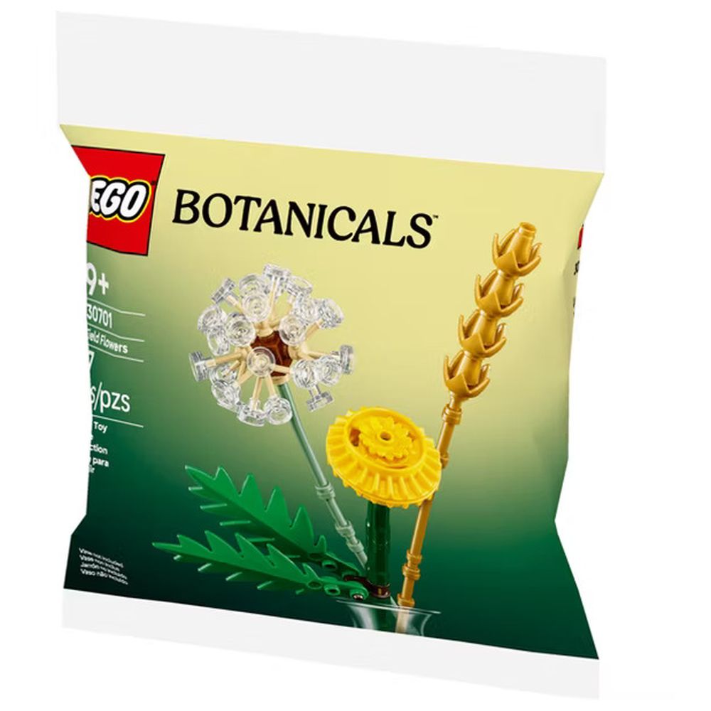 Lego - Botanicals Field Flowers Building Set - 77 Pc Set