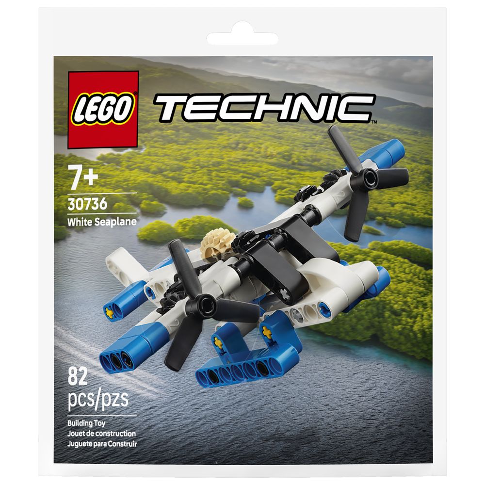 LEGO - Technic White Seaplane Building Set - 82 Pc Set