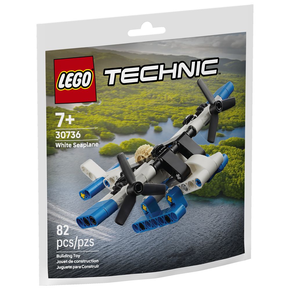 LEGO - Technic White Seaplane Building Set - 82 Pc Set