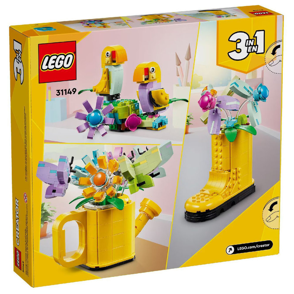 Lego - Flowers In Watering Can Building Set - 420 Pcs