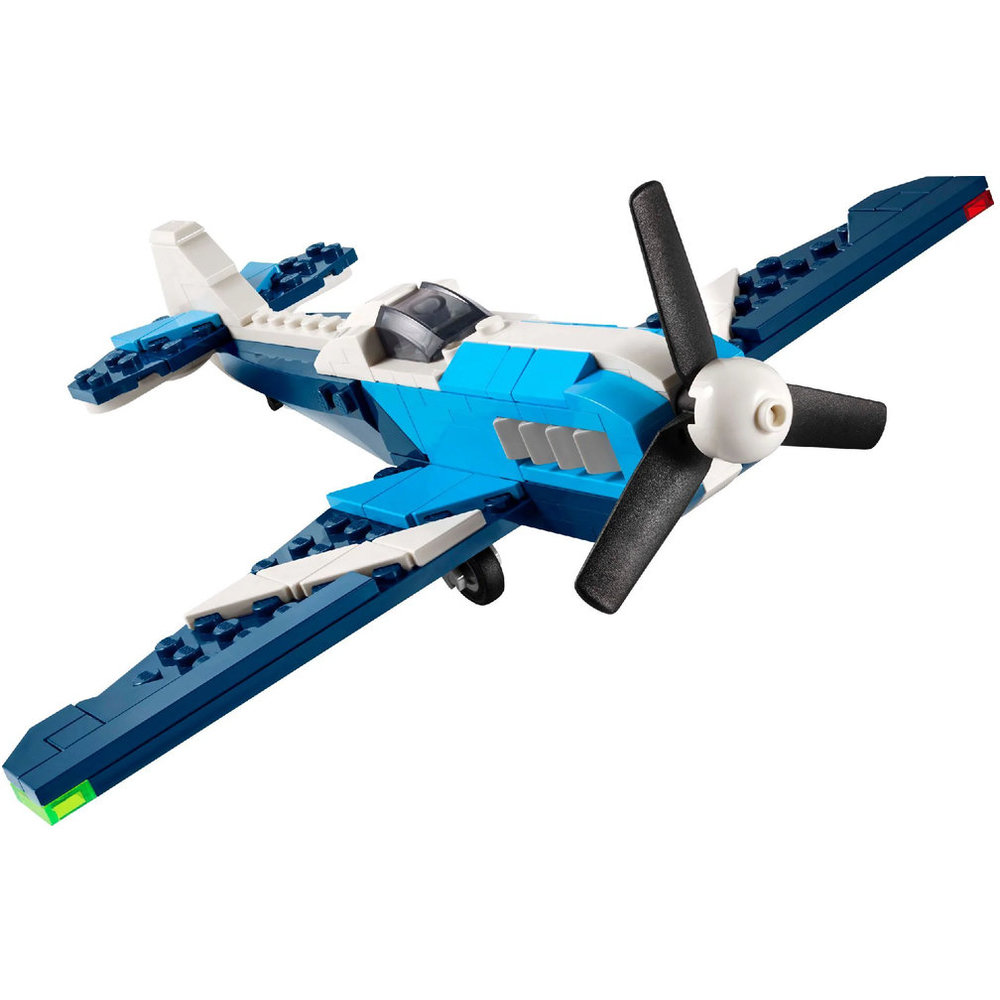 LEGO Creator 3-in-1 - Aircraft: Race Plane Building Set - Blue - 178 Pcs
