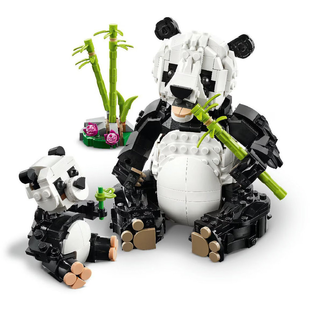 LEGO Creator 3-in-1 - Wild Animals: Panda Family Building Set - 626 Pcs