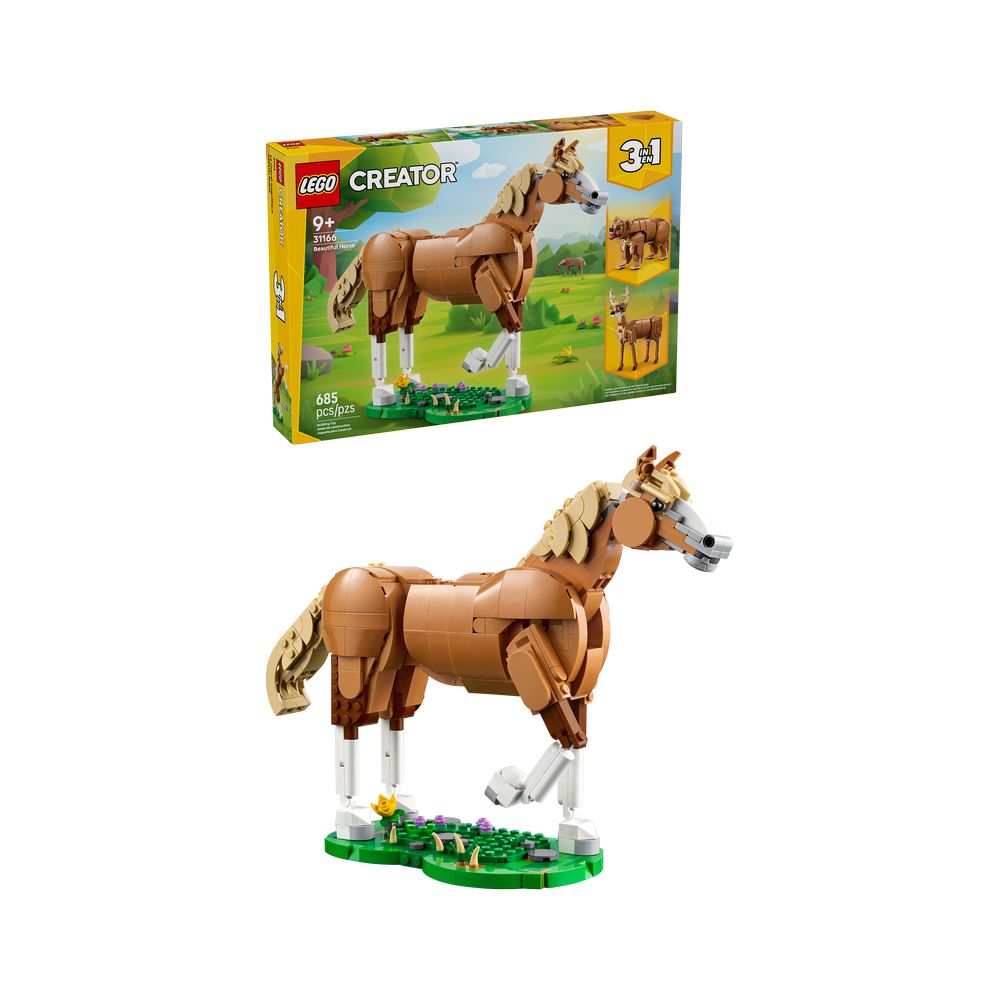 Lego - Creator 3-In-1 Beautiful Horse Building Set - 685 Pc Set