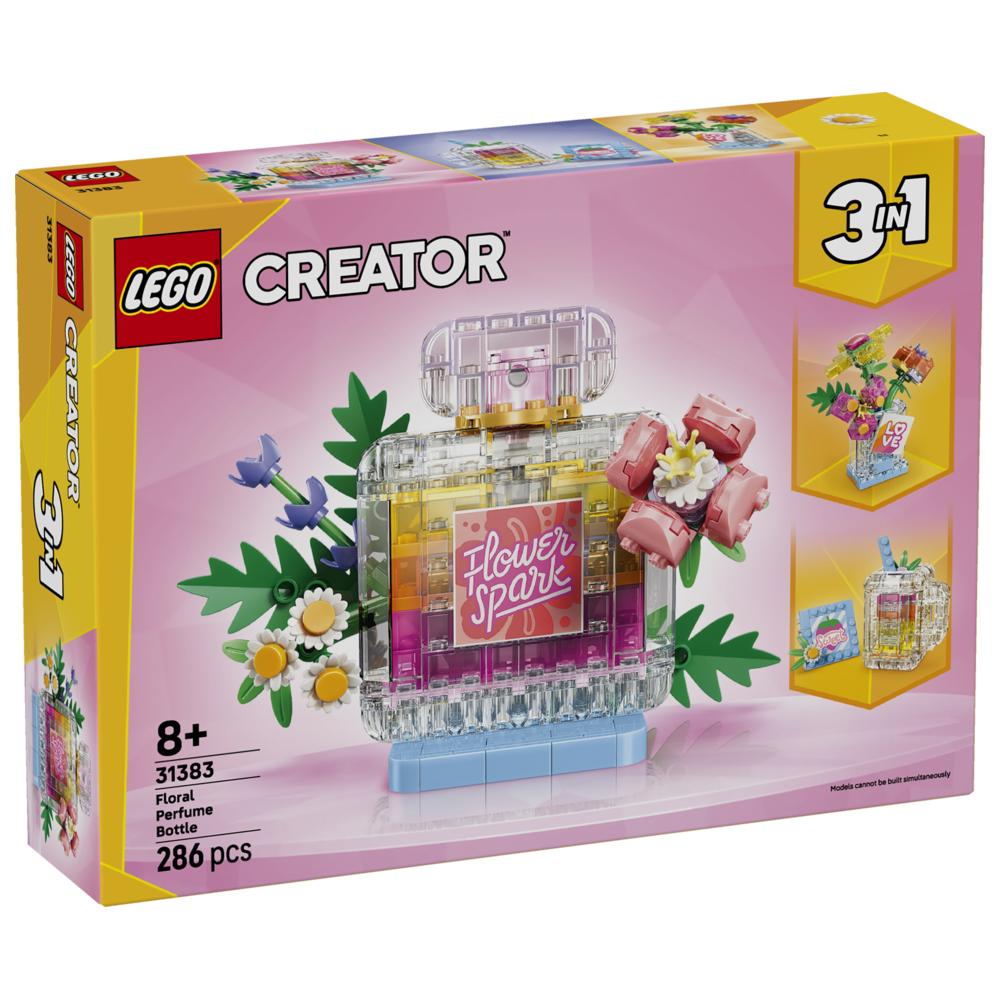 LEGO - Creator 3-In-1 Floral Perfume Bottle Building Set - 286 Pc Set