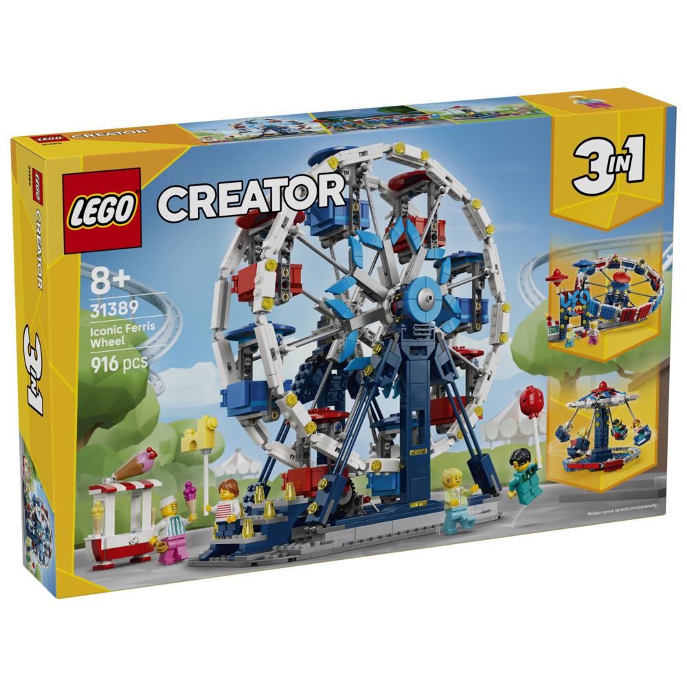 LEGO - Creator 3-In-1 Iconic Ferris Wheel Building Set - 916 Pc Set