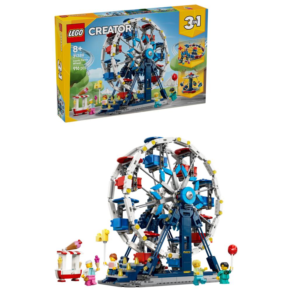LEGO - Creator 3-In-1 Iconic Ferris Wheel Building Set - 916 Pc Set