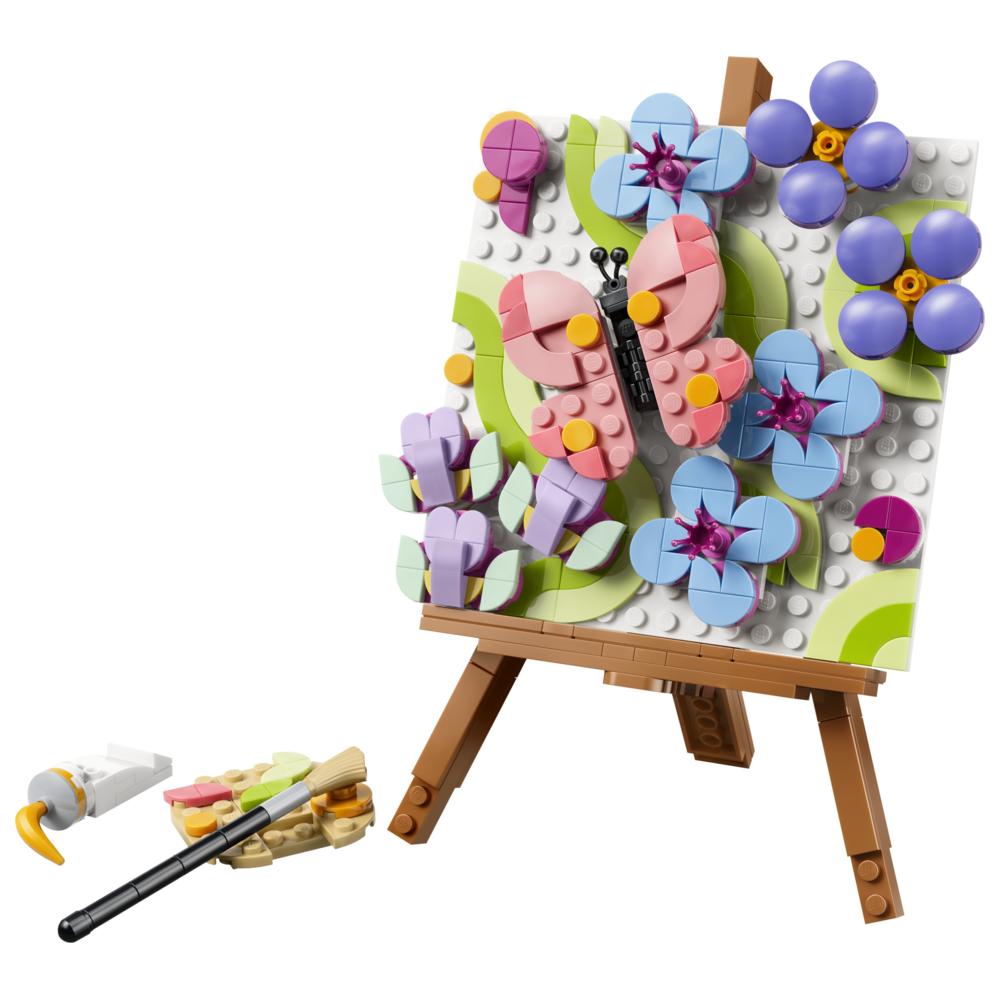 LEGO - Creator 3-In-1 Floral Art Painting Building Set - 348 Pc Set