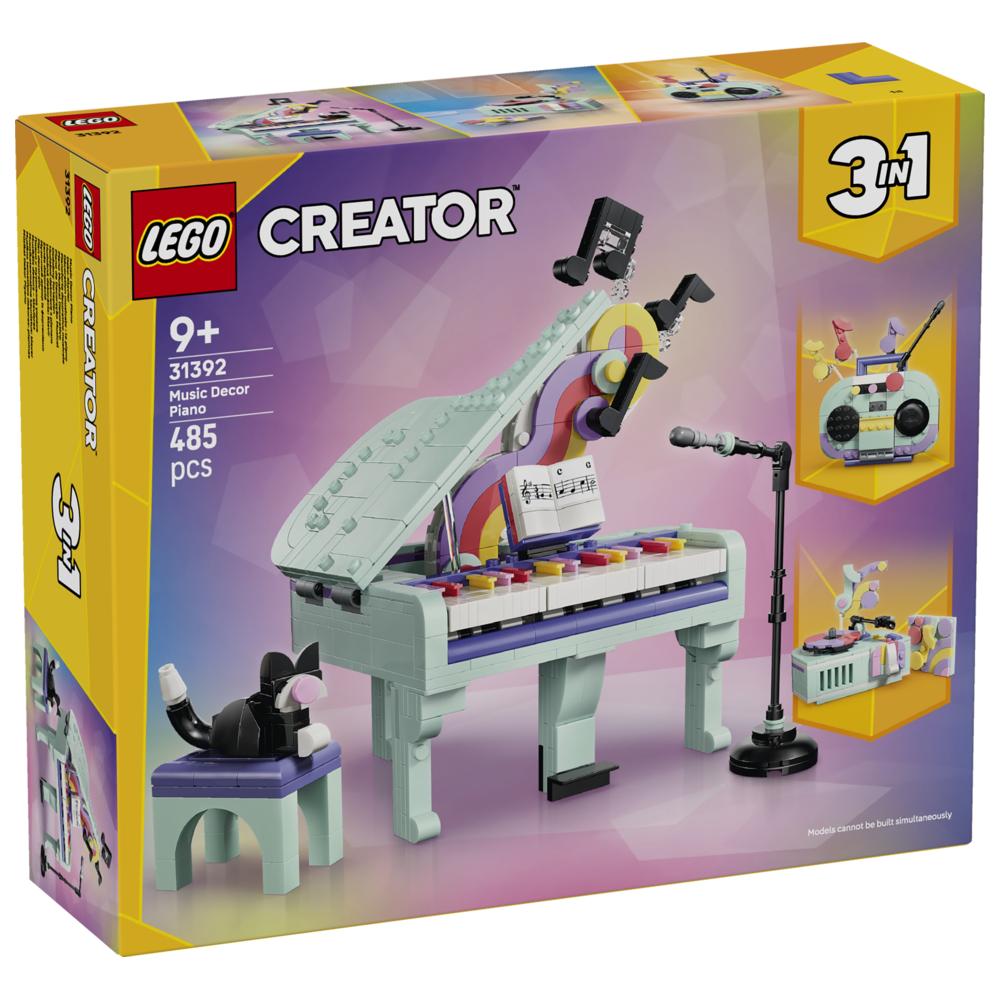 LEGO - Creator 3-In-1 Music Decor Piano Building Set - 485 Pc Set