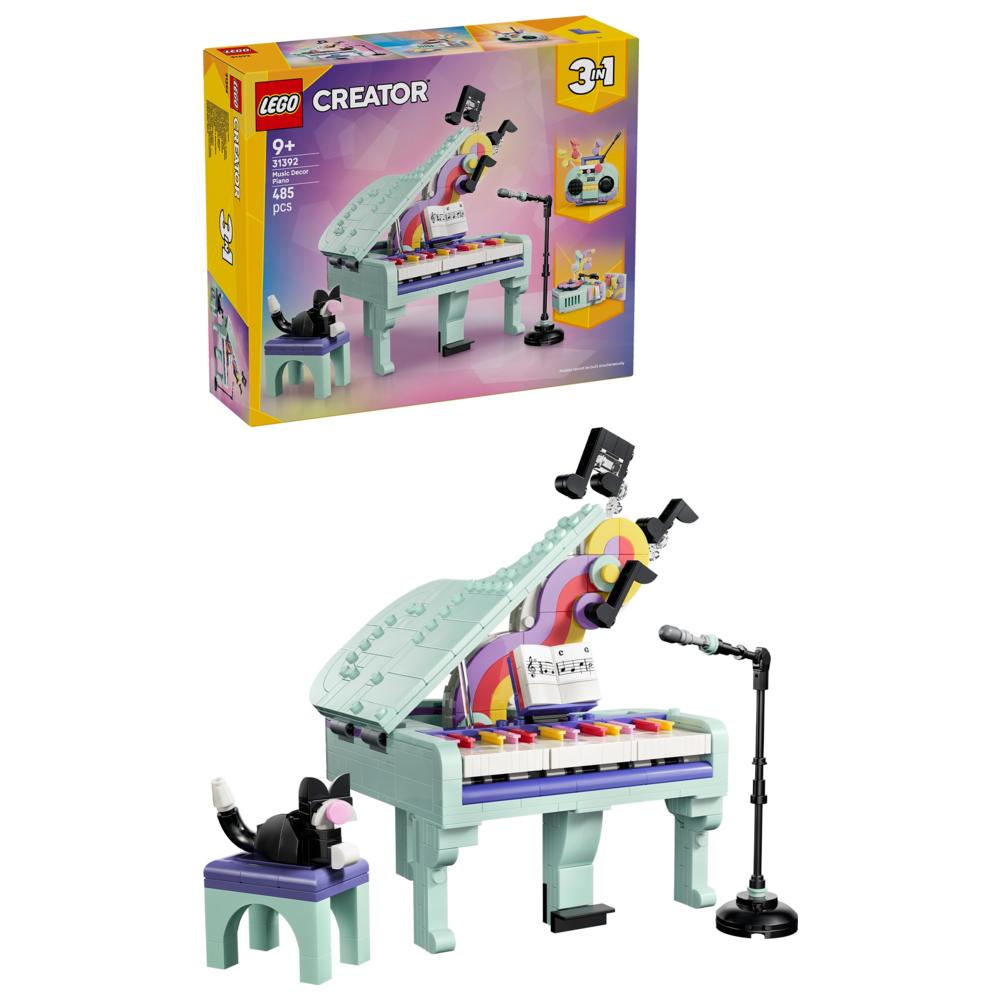 LEGO - Creator 3-In-1 Music Decor Piano Building Set - 485 Pc Set