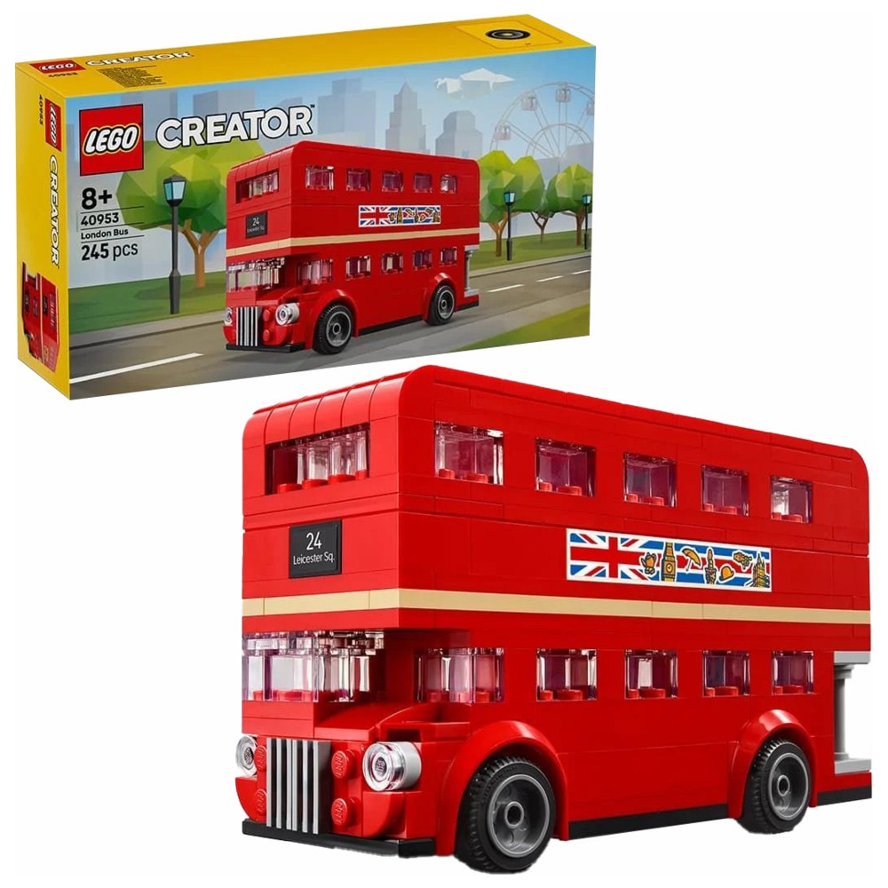 LEGO - Creator London Bus Building Set - 245 Pc Set
