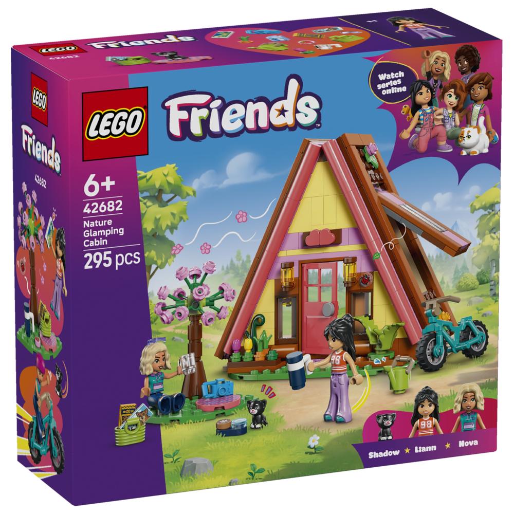 LEGO - Friends Nature Glamping Cabin Building Set - 295 Pc Set