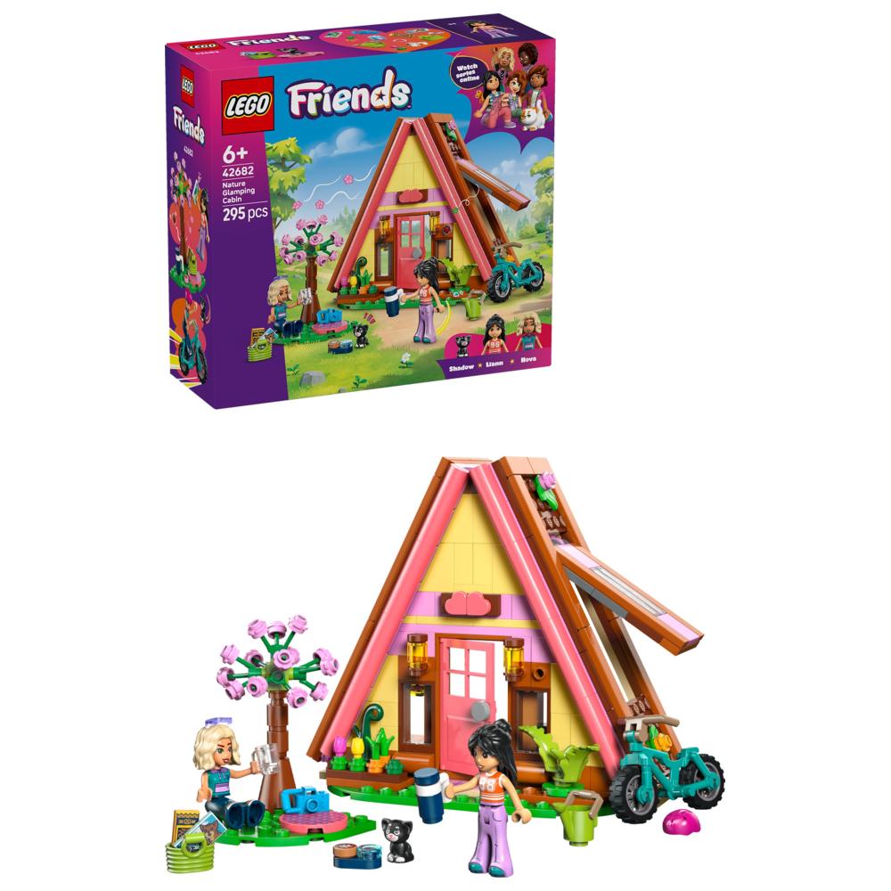 LEGO - Friends Nature Glamping Cabin Building Set - 295 Pc Set