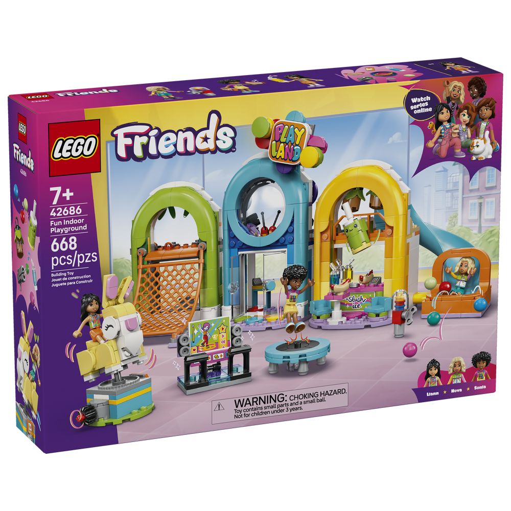 Lego - Friends Fun Indoor Playground Building Set - 668 Pc Set