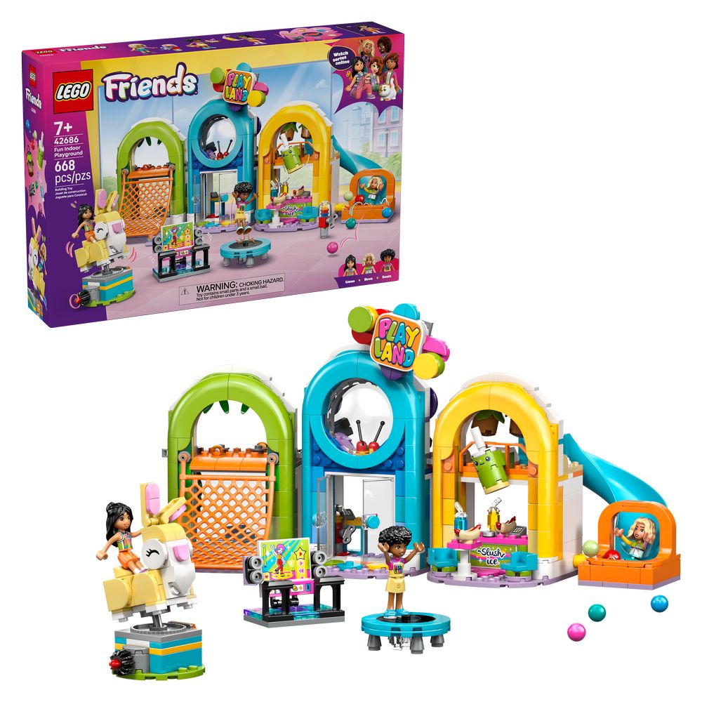 Lego - Friends Fun Indoor Playground Building Set - 668 Pc Set