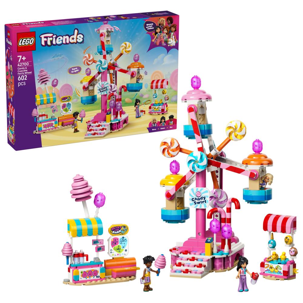 LEGO - Friends Candy And Cupcake Ferris Wheel Building Set - 602 Pc Set