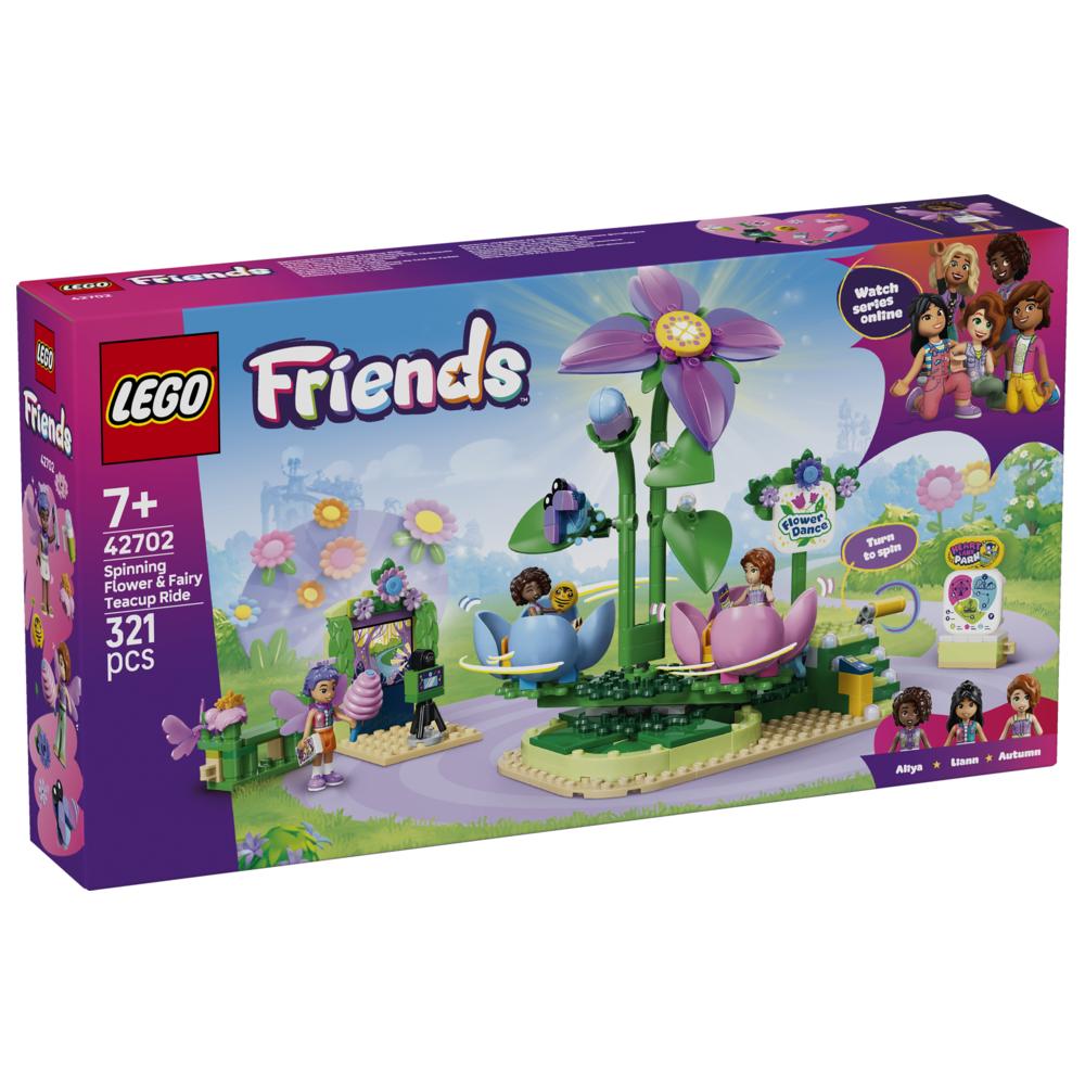 LEGO - Friends Spinning Flower And Fairy Teacup Ride Building Set - 321 Pc Set